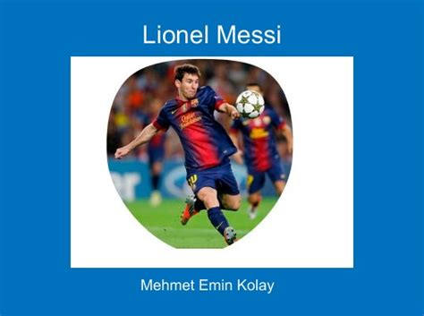 Lionel Messi Free Stories Online Create Books For Kids Storyjumper