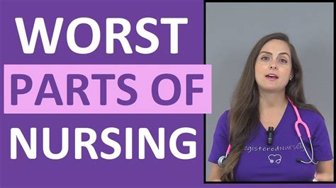 Worst Parts Of Nursing What I Dislike About Being A Nurse Youtube