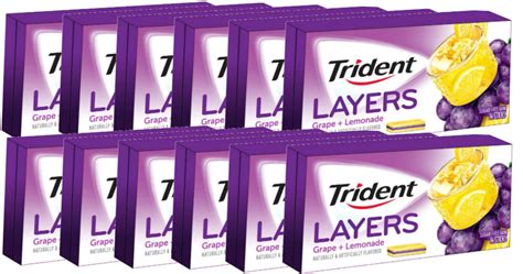 Amazon Pack Of 12 Trident Layers Sugar Free Gum Just 810