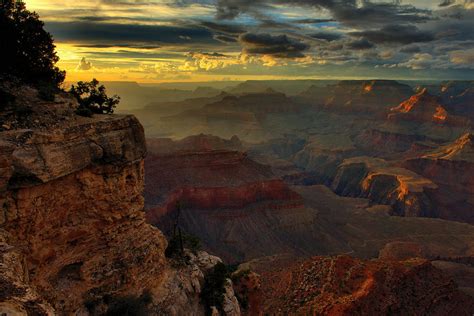 Yavapai Point Sunset Grand Canyon Photograph By Stephen Vecchiotti