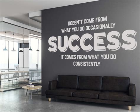 Success Wall Decal Office Wall Art Office Decor Office Wall Etsy Singapore