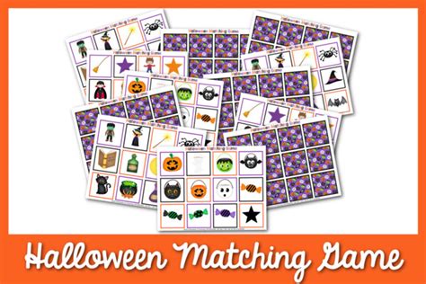 Halloween Matching Game Find A Free Printable