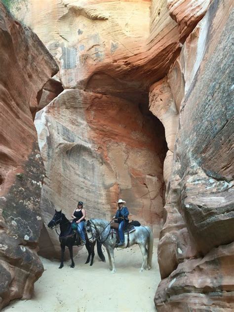 Horseback Riding In The Slot Canyons In Utah Something Wild Slot