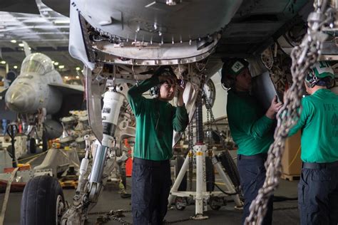 Dvids Images Us Sailors Reconnect Main Landing Gear Doors Image