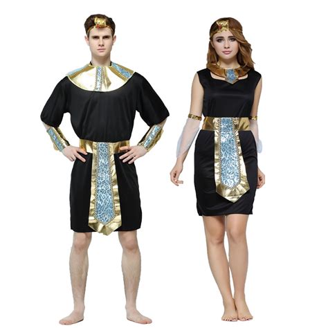 Umorden Ancient Egyptian Pharaoh Cleopatra Cosplay Men Women Egypt Prince Princess Costume