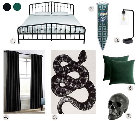 Slytherin Inspired Bedroom A Beautiful Mess