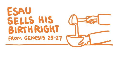 Esau Sells His Birthright Bible Animation Genesis 25 27 Youtube