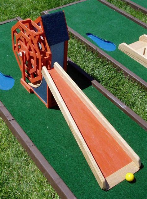Outdoor fun backyard mini golf course kix cereal. Mini Golf Obstacles #miniaturegolf #backyard #diyproject #diy | Mini golf course, Mini golf ...