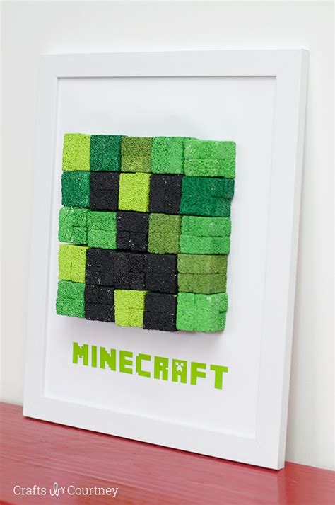 Check spelling or type a new query. DIY Kids Wall Art - Minecraft Creeper