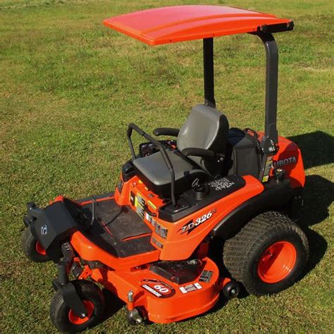 This is a top or sun shade canopy with a roll over bar for a kubota tractor. Vaccuum Formed Plastic Canopy - Orange - Kubota Mower ...