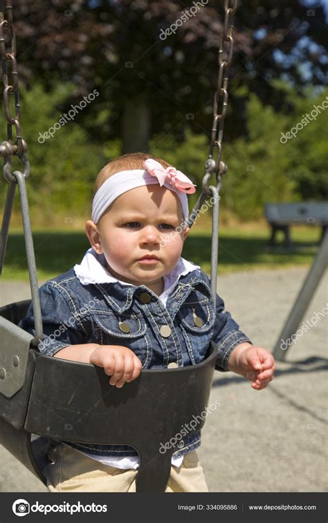 Cute One Year Old Swing — Stock Photo © Panthermediaseller 334095886