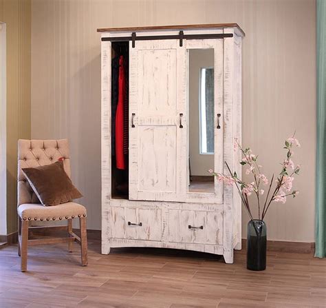 It is a great buy and comes this is a lovely oak finish bedroom armoire from sauder with drawers, shelves and a hanging section. Pueblo Bookcase Storage Bedroom Set (White) IFD Furniture ...