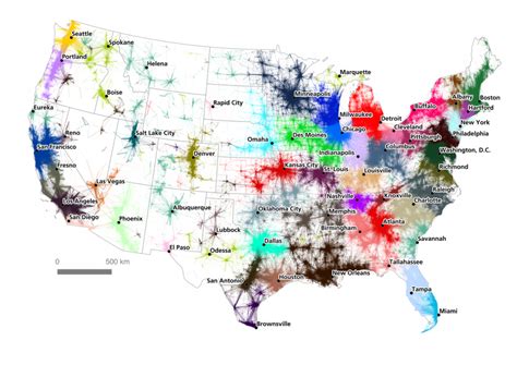 Us Megaregions Algorithm Redefines Boundaries Of Metropolitan Areas