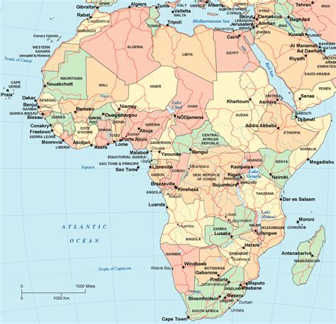 This is likely to be the second document our tourists will encounter after. Map of Africa - Africa Maps and Geography