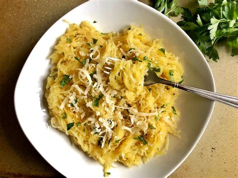 Garlic Parmesan Spaghetti Squash Rachel B The Rd