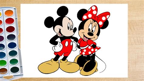 In the kingdom hearts series, he is a king. how to draw mickey mouse and minnie mouse / mickey mouse ...