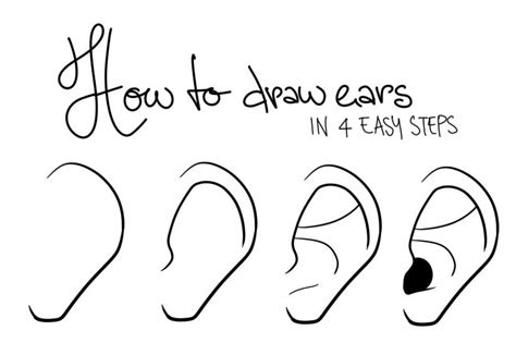 How To Draw Ears By Lily Draws On Deviantart How To Draw Ears