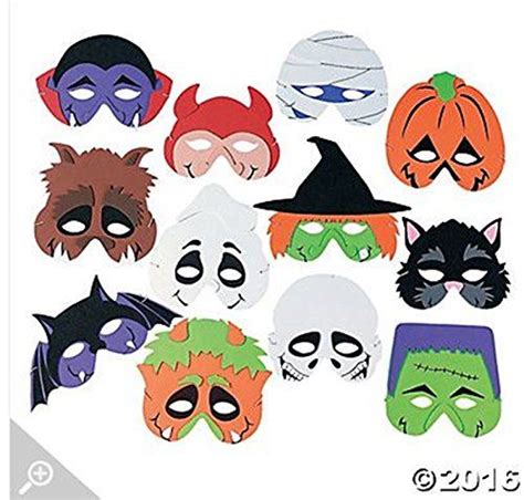Kids Felt Craft Kits Foam Halloween Masks 12 Pack Continue To
