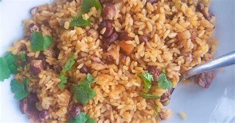 *with the exception of the long grain rice (i prefer medium grain), i normally use as much flavoring as i have available in my. Puerto Rican Rice and Beans | Mexican Appetizers and More!