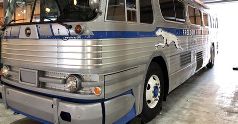 Restored Greyhound Bus Unveiled For Freedom Rides 60th Anniversary