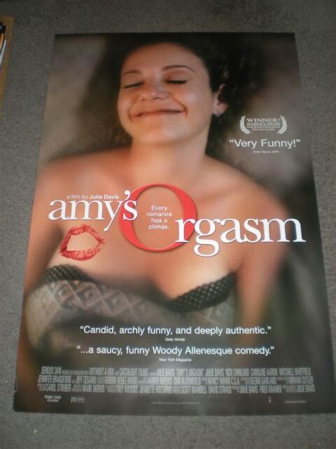 Amys Orgasm Original Rolled Ss Poster 2001 Julie Davisjulie