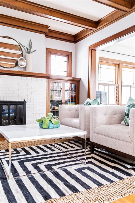 Love This Wall Color With Moldings And Even Painted Brick Fireplace