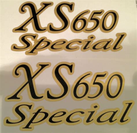 Yamaha Xs650 Xs650 Special Side Panel Decals X 2 Ebay