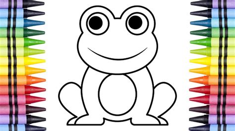 How To Draw Cute Frog Easy Step By Step Art Life Youtube