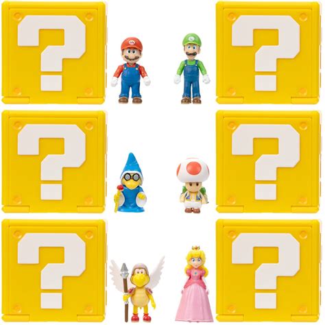 The Super Mario Bros Movie 2023 1 Inch Mini Figures Full Set