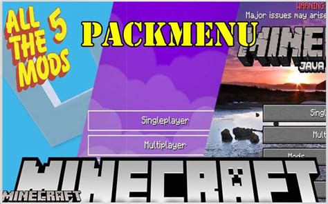 Packmenu Mod Minecraft Mc Wiki