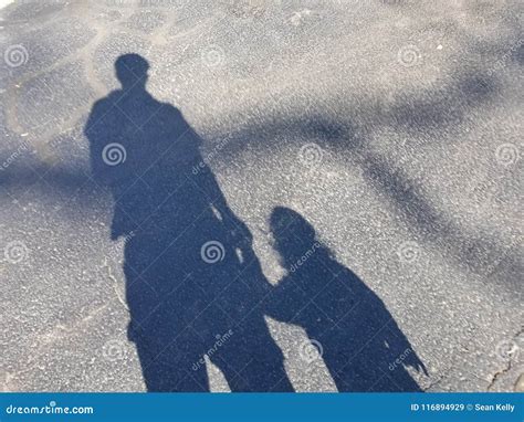 Shadows Of Father And Son Stock Image Image Of Father 116894929