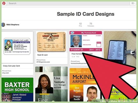 Easily customize cards & invitations to download, print or send online free. How to Make ID Cards Online: 12 Steps (with Pictures ...