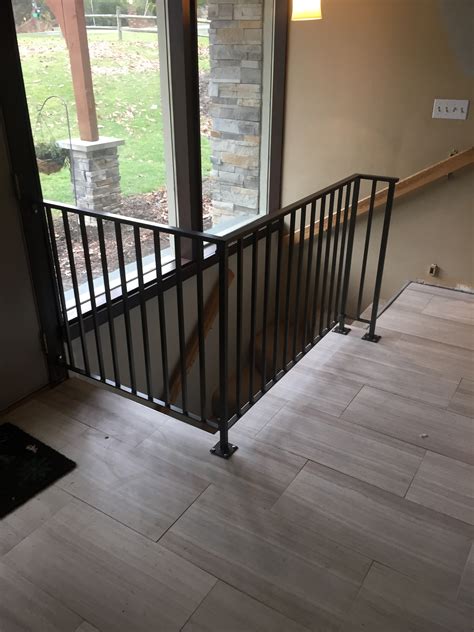 Custom Interior Wrought Iron Railing Located In Cranberry Twp Pa