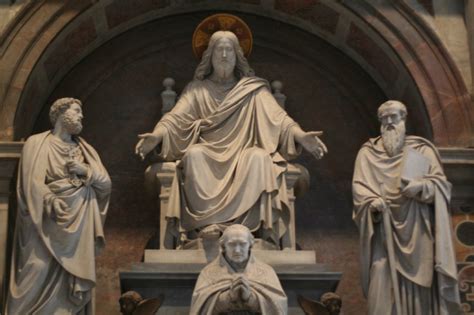 Jesus And The Saints In The Vatican A Sculpture Of Jesus Flickr