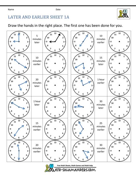 10 Printable Time Worksheets Worksheets Decoomo