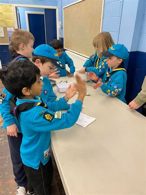 Beavers Making 7th Bolton Moorland Scout Group
