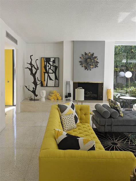 25 Vivacious Grey And Yellow Living Rooms Shelterness