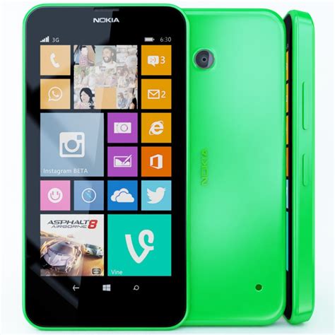 3d Nokia Lumia 630 Green