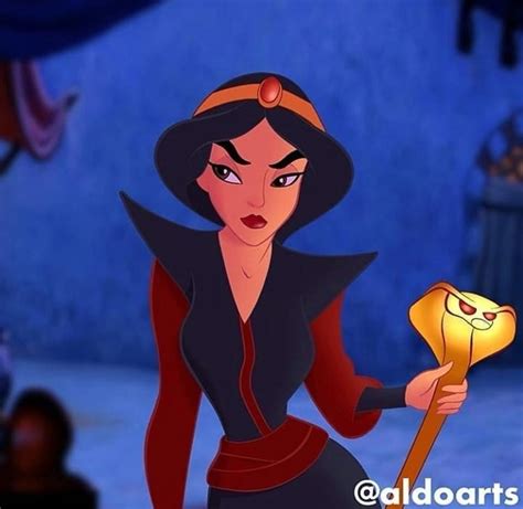 Evil Jasmine Evil Disney Princesses Disney Movie Characters Evil