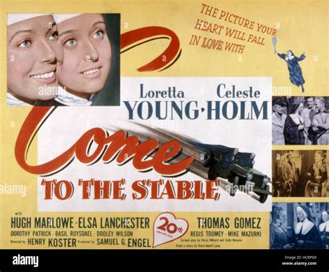 Come To The Stable Loretta Young Celeste Holm Hugh Marlowe Elsa