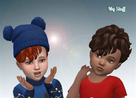 Mid Curly For Toddlers Toddler Hair Sims 4 Sims 4