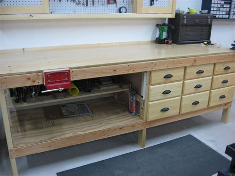 18 New Diy Garage Workbench With Drawers All Design And Ideas