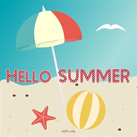 Hello Summer Calendars Printable Free