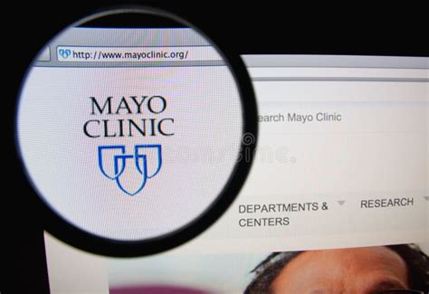 Mayo Clinic Editorial Photography Image Of Screen Browser 38874277