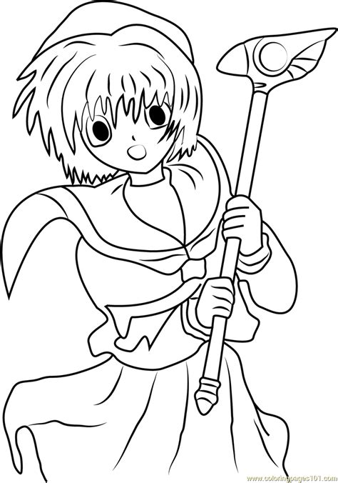 Nice Cardcaptor Sakura Coloring Page For Kids Free Cardcaptor Sakura