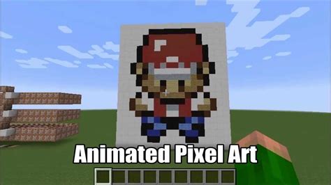 Последние твиты от minecraft pixel art (@omgminecraftart). Animated Pixel Art in Minecraft (Walking Character) - YouTube