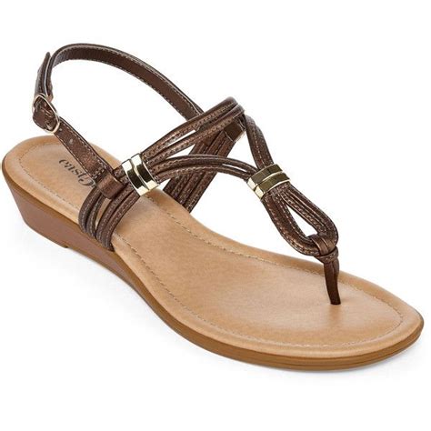 east 5th dove womens sandal east fifth brown size 5 medium 20 liked on polyvore