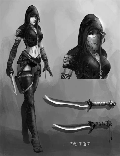 The Thief By Baranha On Deviantart Female Assassin Fantasy Women