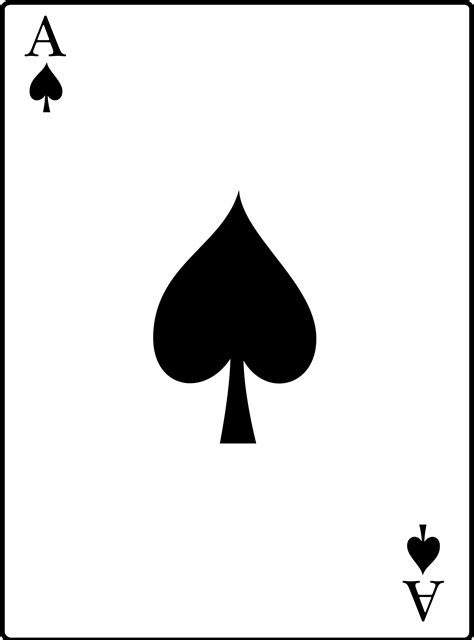 Ace Playing Card Transparent Png Png Mart