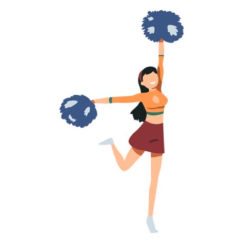 Cheerleader Dancing Transparent Png And Svg Vector File